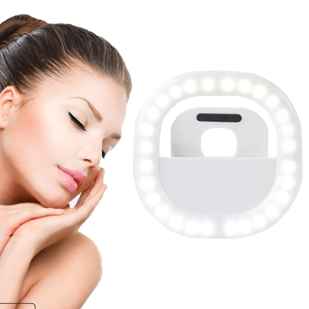 NNEIDS Rechargeable Clip-On Selfie Light For Mobile Phones - Blue by NNEIDS