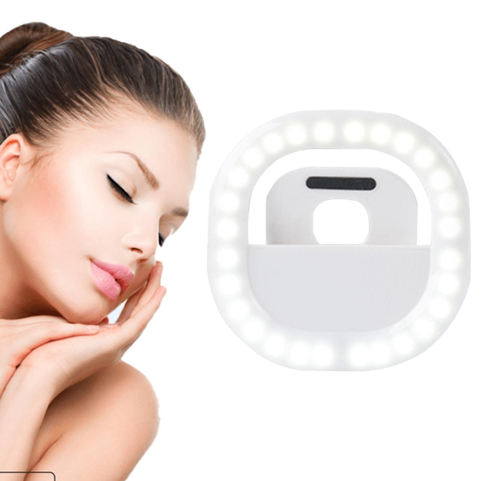 NNEIDS Rechargeable Clip-On Selfie Light For Mobile Phones - Blue by NNEIDS