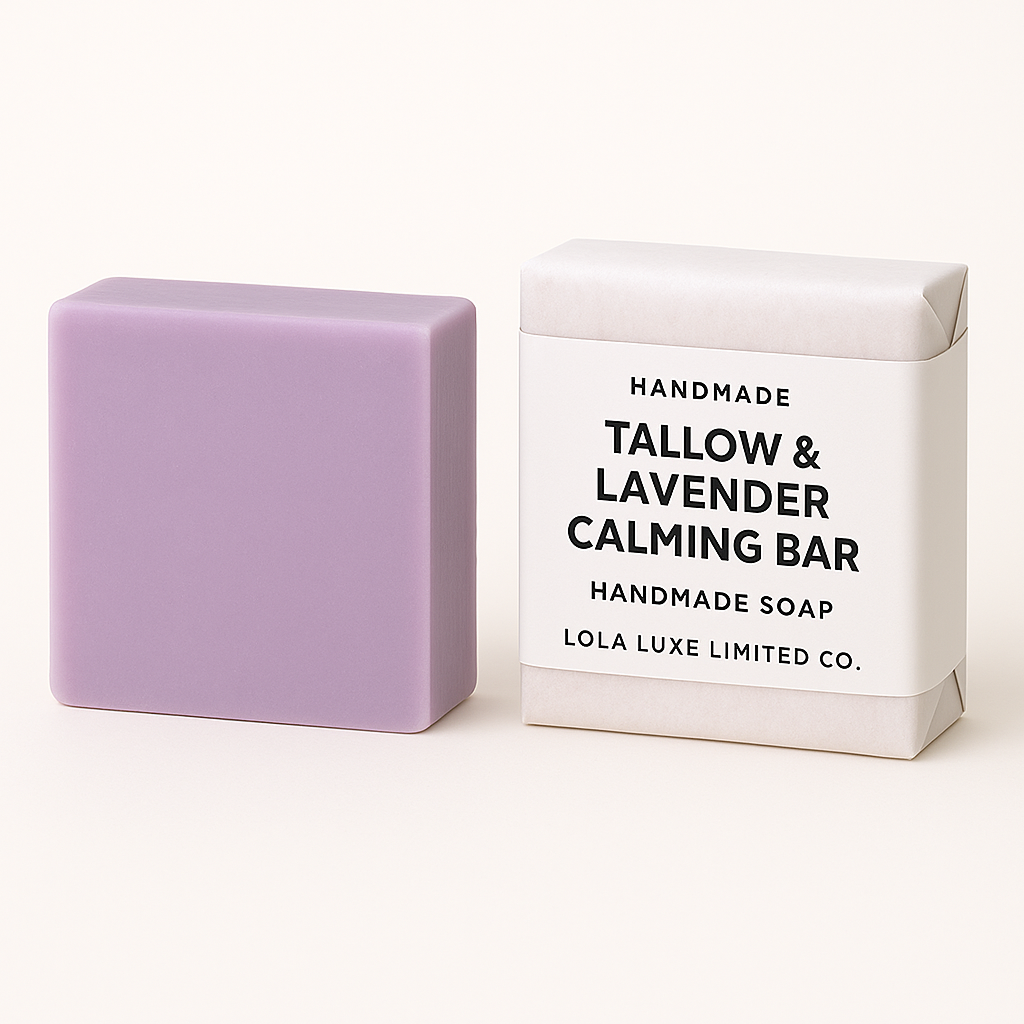 Tallow & Lavender Calming Bar by Lola Luxe Limited Co.