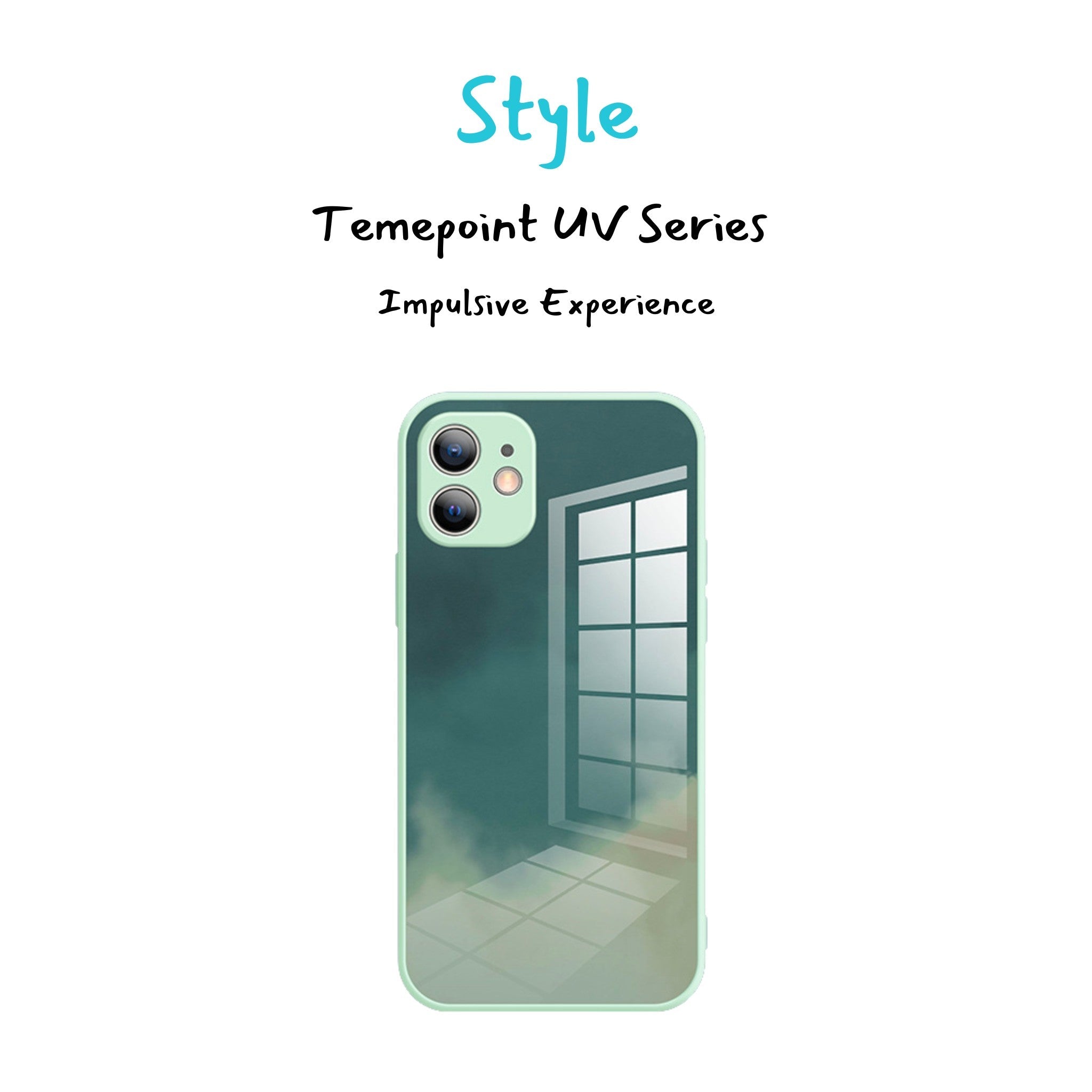 Temepoint Tempered Liquid Thin Glass iPhone Case with Lens protection by Anacotte