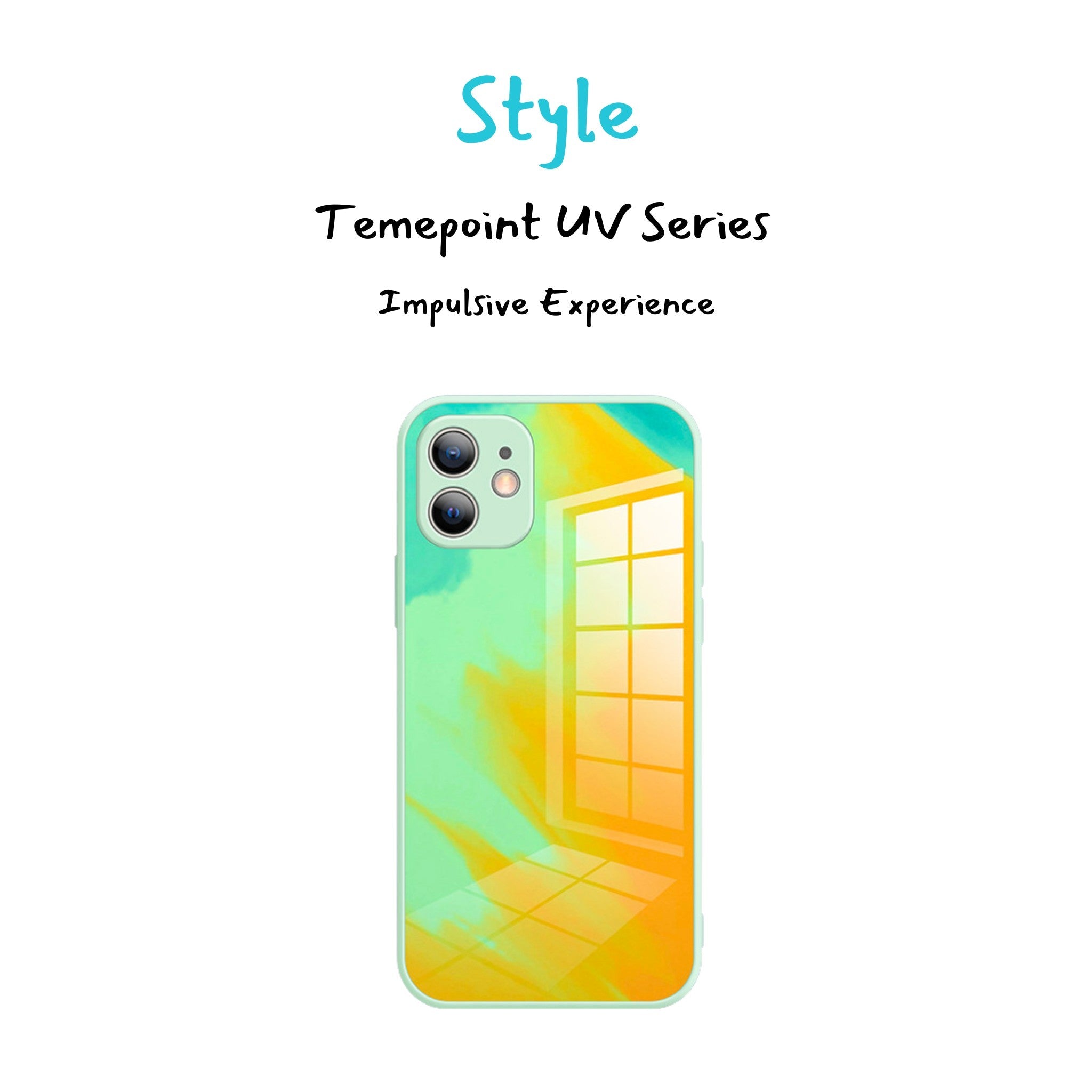 Temepoint Tempered Liquid Thin Glass iPhone Case with Lens protection by Anacotte