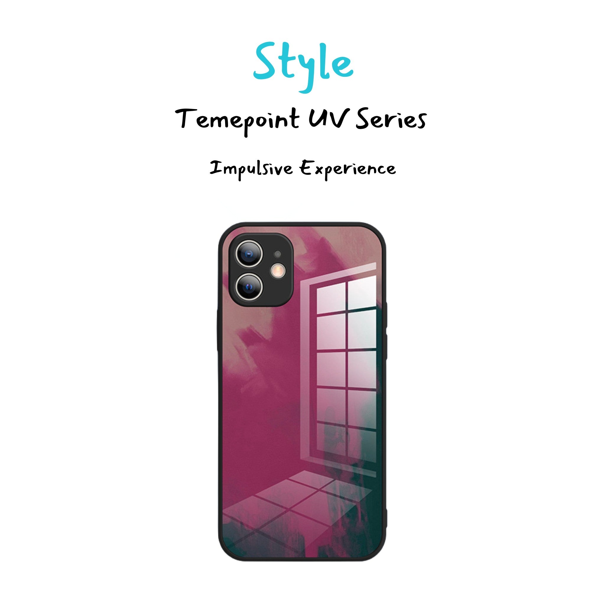 Temepoint Tempered Liquid Thin Glass iPhone Case with Lens protection by Anacotte