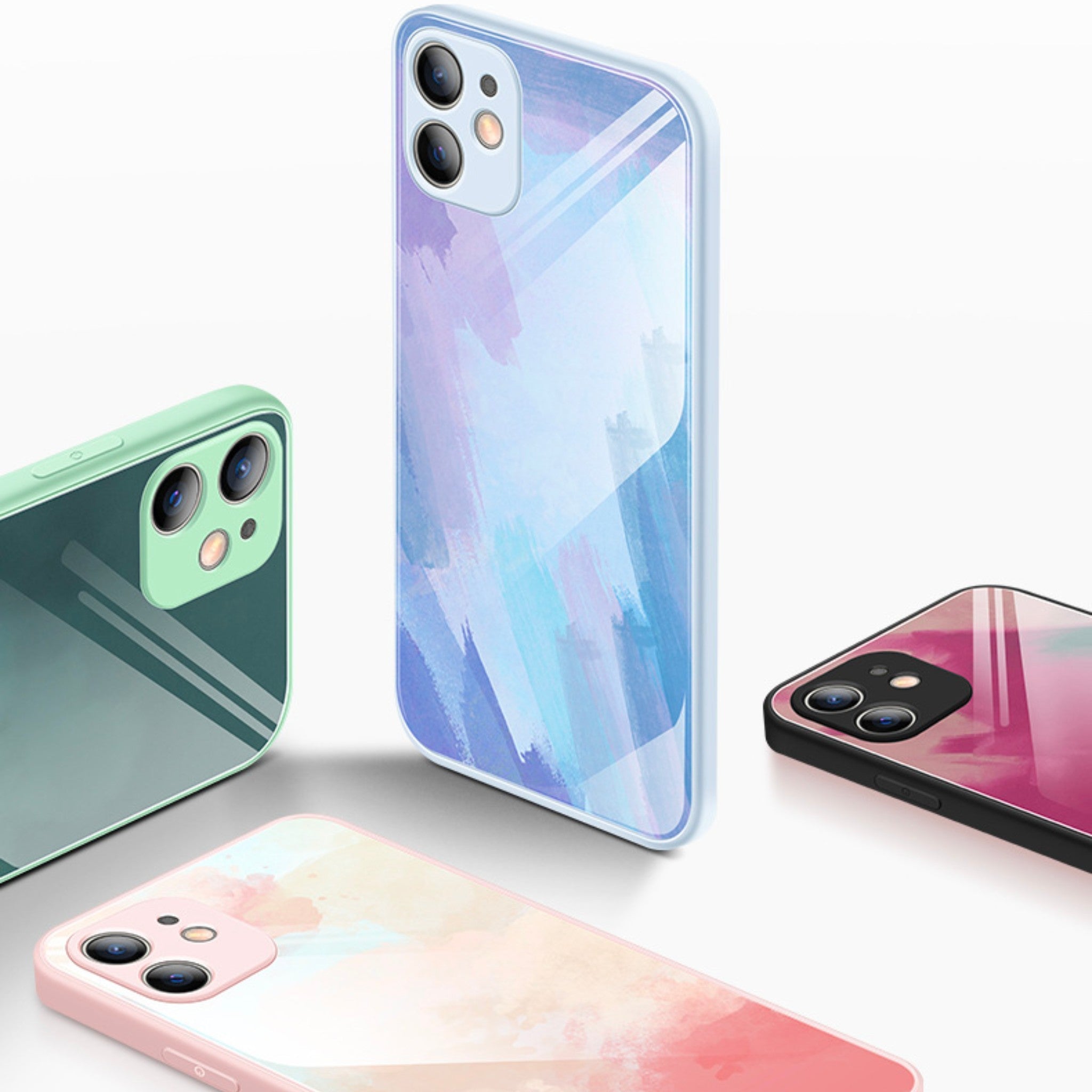 Temepoint Tempered Liquid Thin Glass iPhone Case with Lens protection by Anacotte