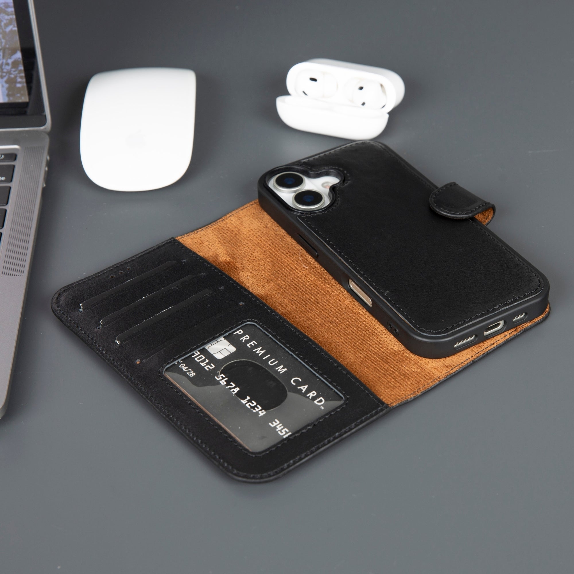 Casper iPhone 17 Leather Wallet Case – MagSafe Compatible by TORONATA