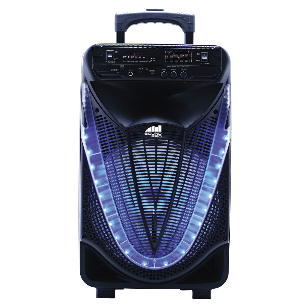 Naxa Portable 12 inch Bluetooth Party Speaker with Disco Light by Naxa