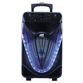 Naxa Portable 12 inch Bluetooth Party Speaker with Disco Light by Naxa