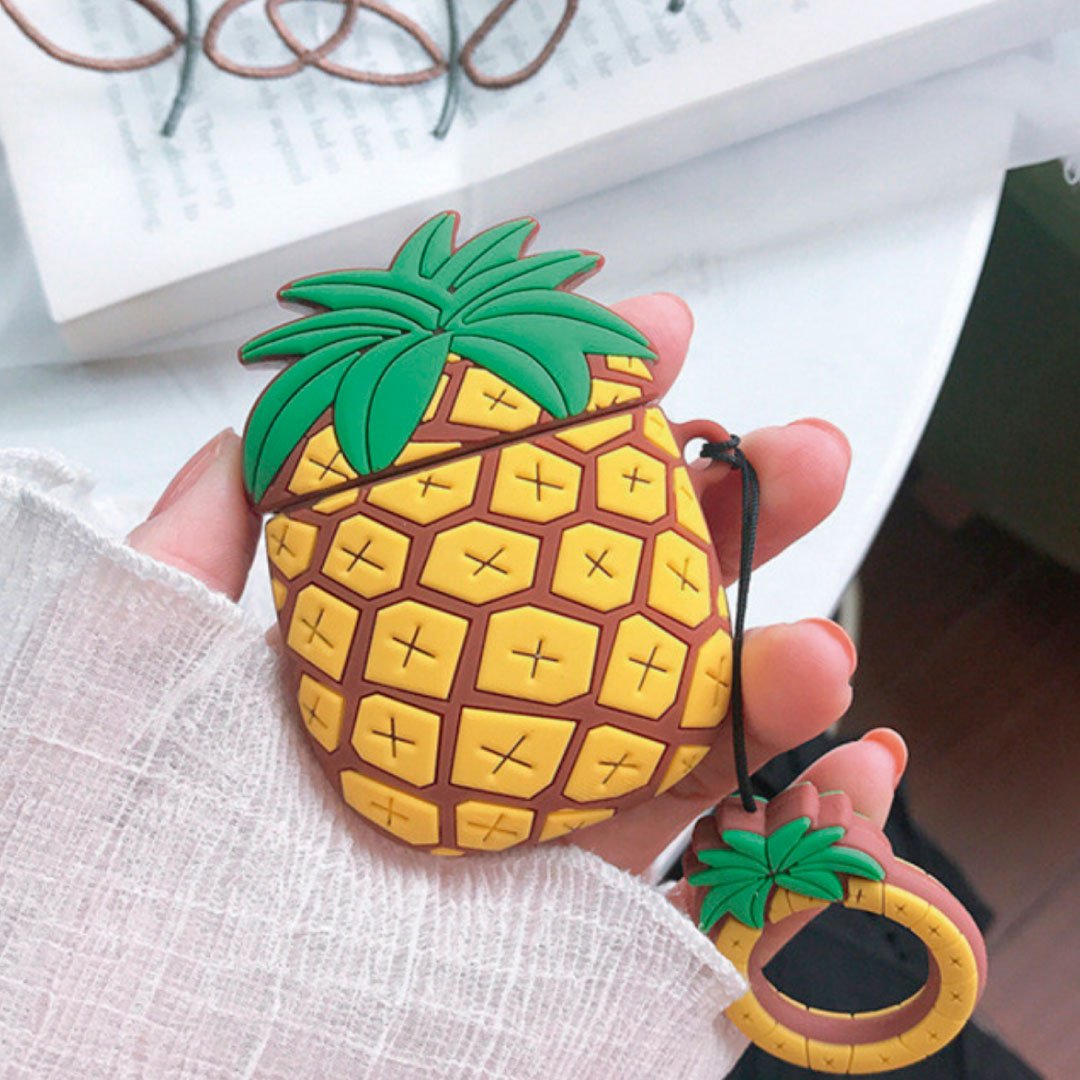 Funky Airpod Case- Pineapple by ClaudiaG
