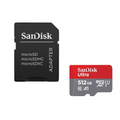 SANDISK 512 GB micro SDXC C10 U1 ULTRA 150 MB A1 SD (SDSQUAC-512G-GN6MA) by SANDISK