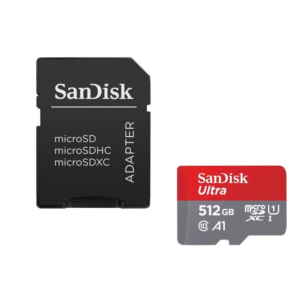 SANDISK 512 GB micro SDXC C10 U1 ULTRA 150 MB A1 SD (SDSQUAC-512G-GN6MA) by SANDISK