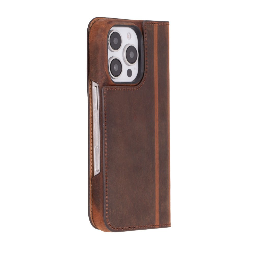 Decatur Leather iPhone 16 Pro Max Folio Case by TORONATA