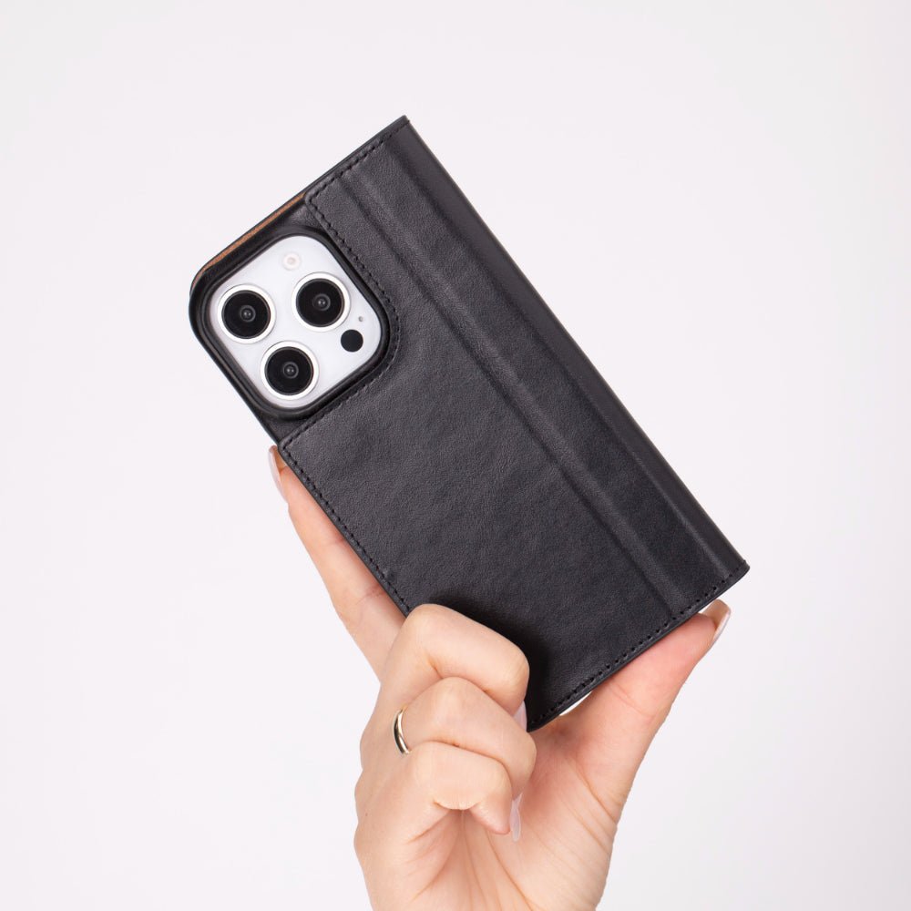 Decatur Leather iPhone 16 Pro Max Folio Case by TORONATA