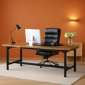 Large Rustic Computer Desk for Home Office Workstation by ShipItFurniture