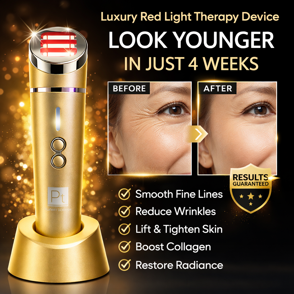 Platinum Gold Red Light Therapy by Luxury Skincare