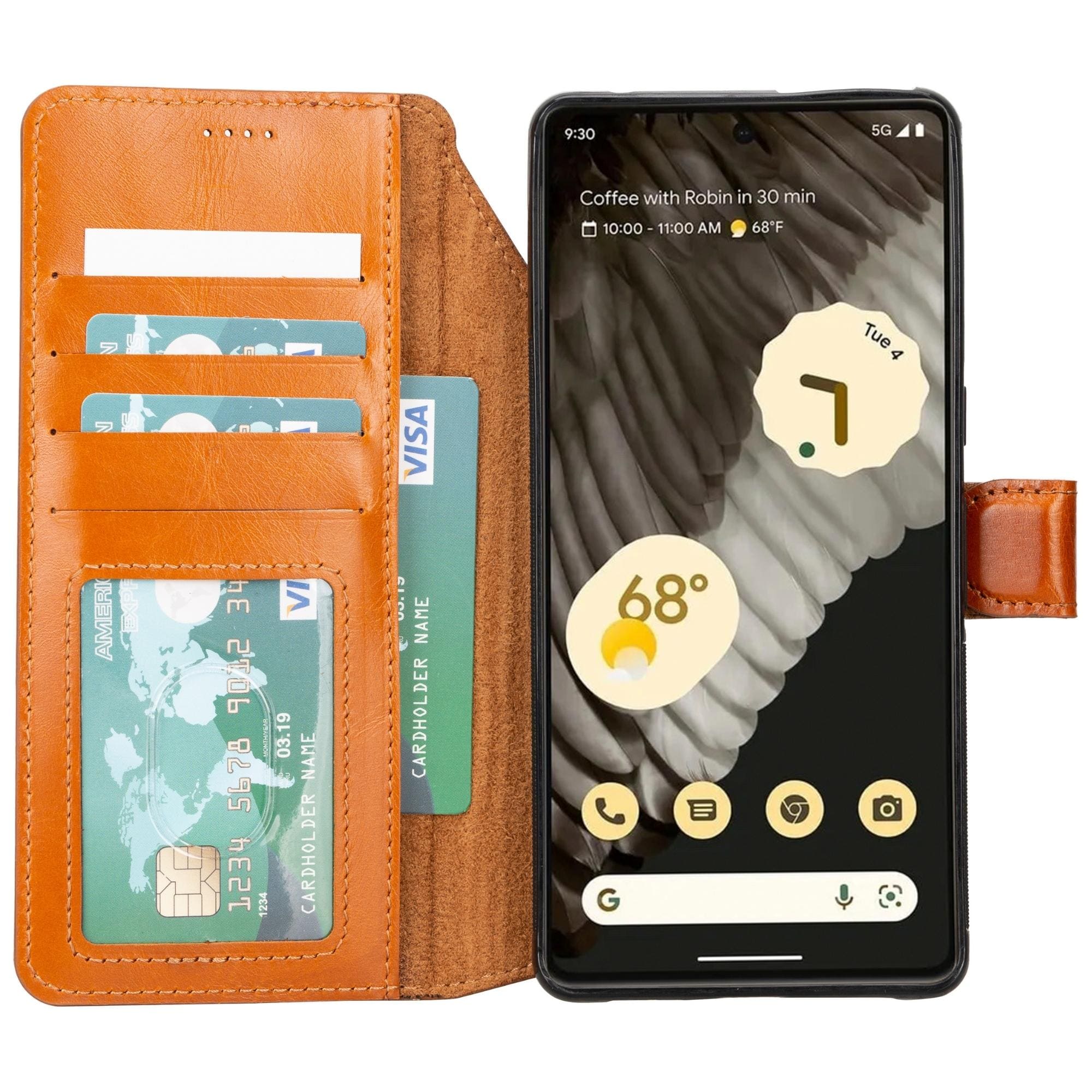 Sheridan Detachable Leather Google Pixel 8 Pro Wallet Case by TORONATA