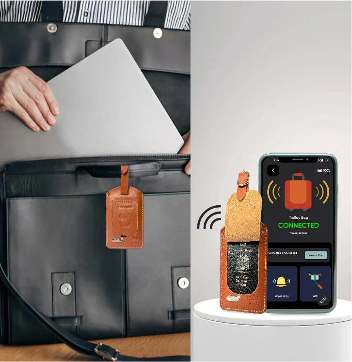 Dolphin Smart Bag Tracker by Dolphin Tracker + Global Lost Recovery Service | 2800+ Airports worldwide