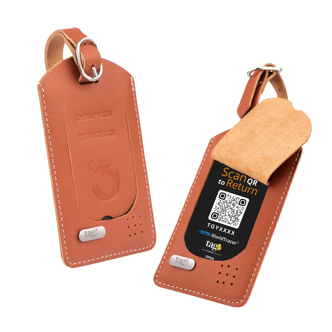 Dolphin Smart Bag Tracker by Dolphin Tracker + Global Lost Recovery Service | 2800+ Airports worldwide