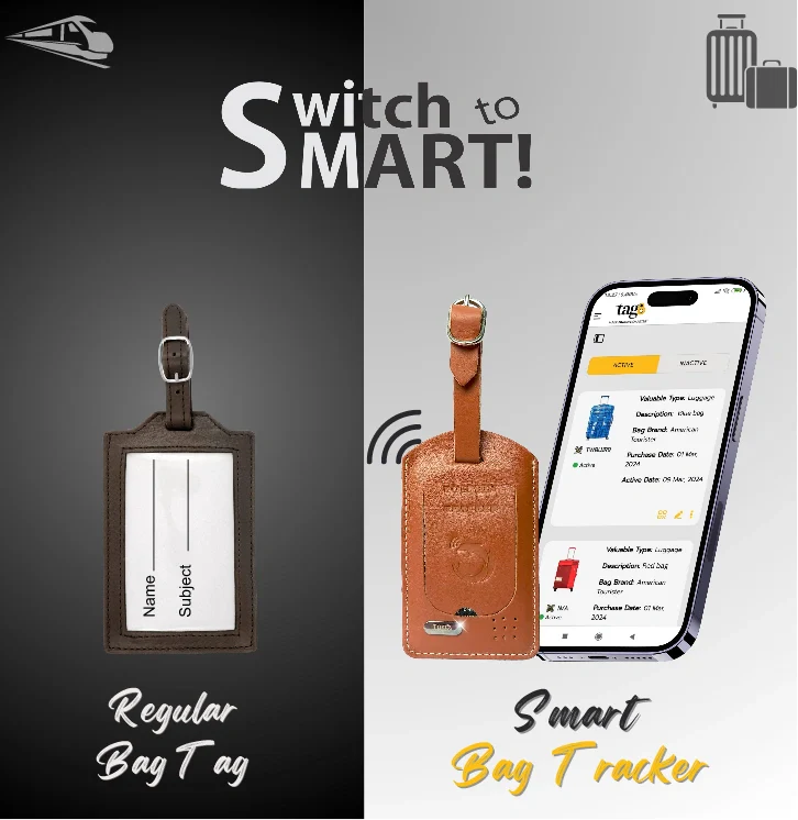Dolphin Smart Bag Tracker by Dolphin Tracker + Global Lost Recovery Service | 2800+ Airports worldwide
