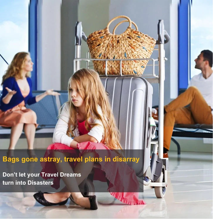 Dolphin Smart Bag Tracker by Dolphin Tracker + Global Lost Recovery Service | 2800+ Airports worldwide