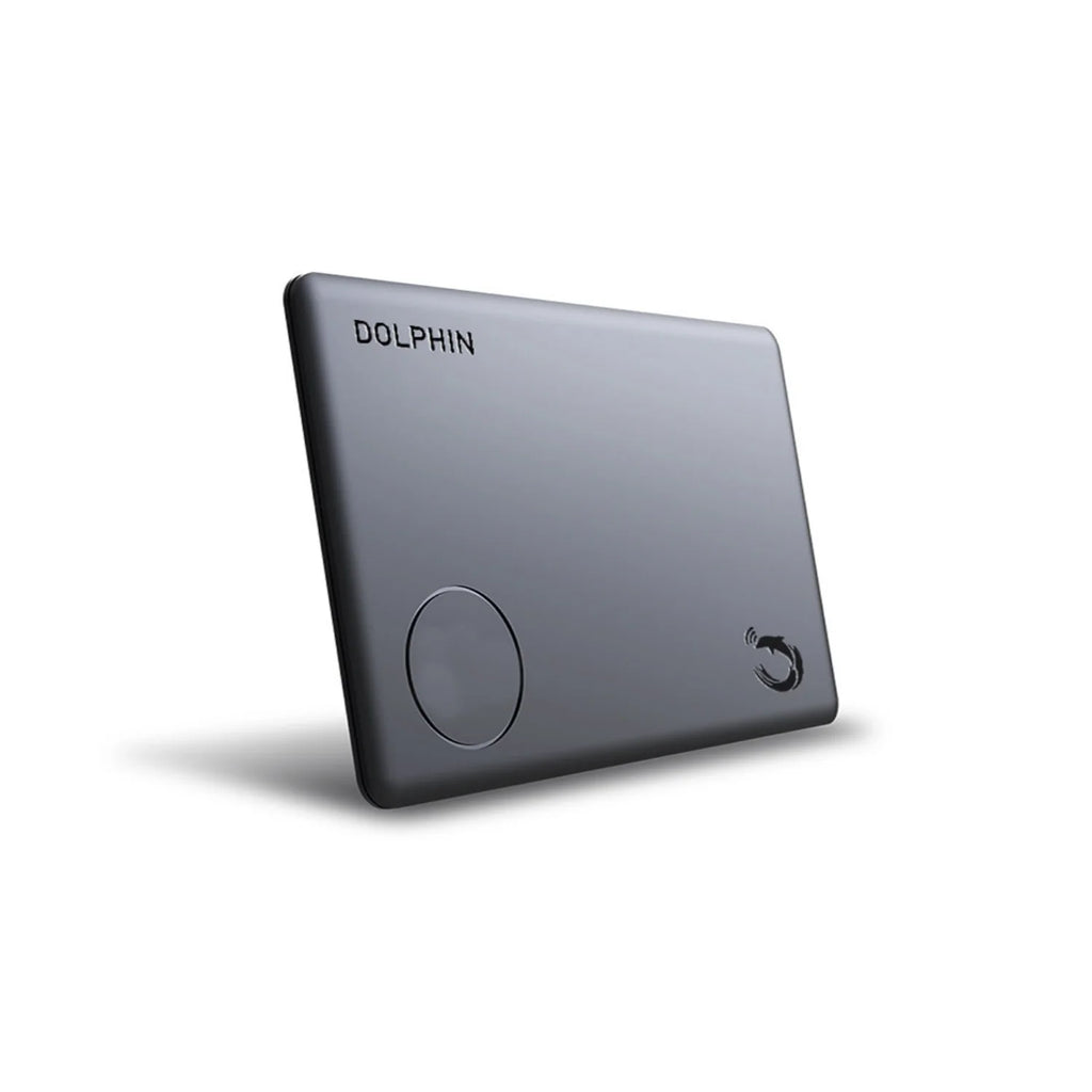 Dolphin Smart Tracker Sleek by Slide into wallets, passports and where space is limited | 3 yrs battery life