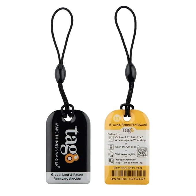 Key Security tag by Key Tag I Pair with keys, bags, toys and more